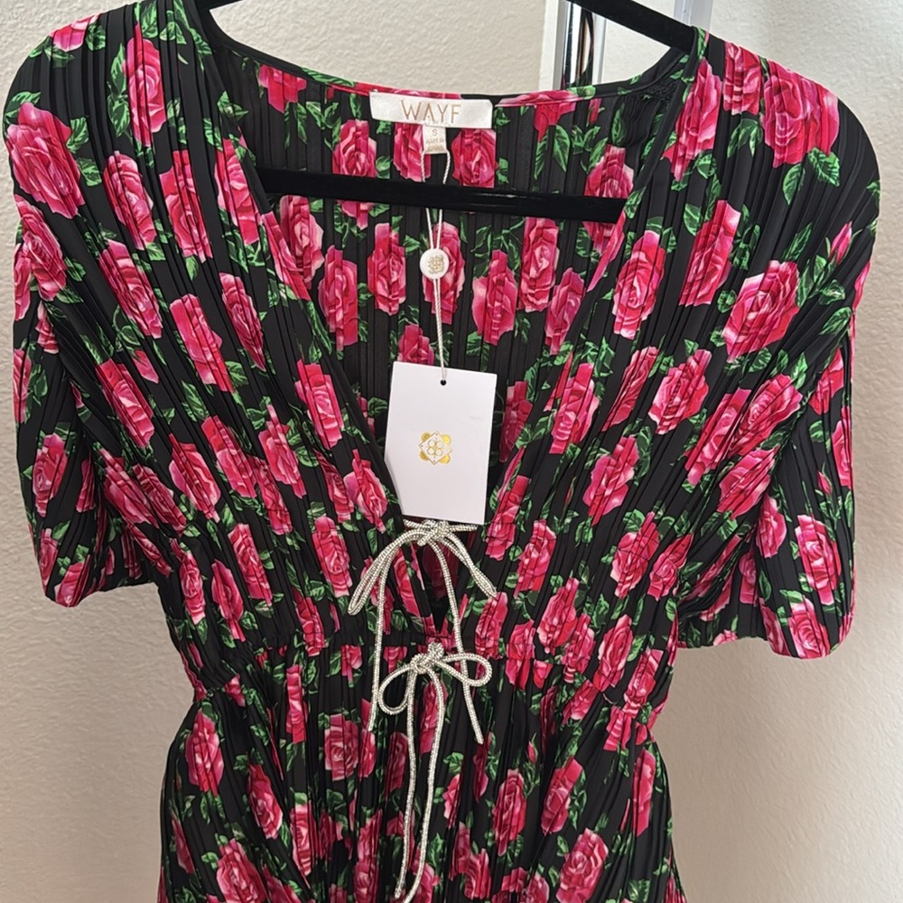 WAYF floral dress